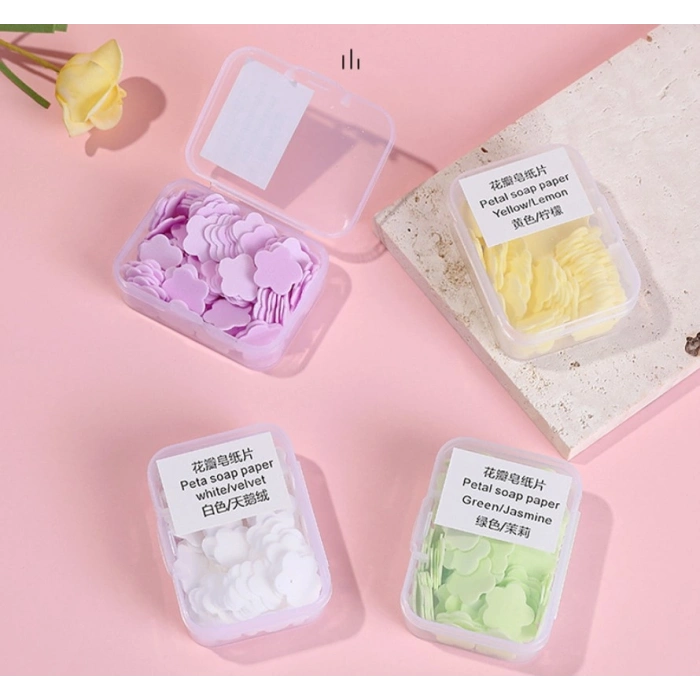 100 Yaprak Eriyen Mini Parfümlü Kağıt Sabun (5324)