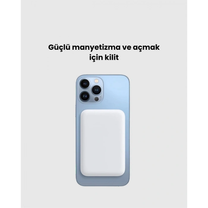 10.000 Mah Magsafe Manyetik Powerbank