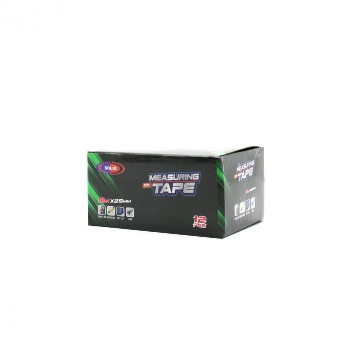 12 ADET MEASURING TAPE 5MTX25MM ŞERİT METRE (5324)