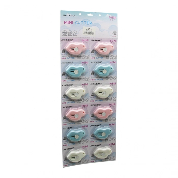 12 ADET PENGUEN MİNİ CEP - ÇANTA FALÇATA - MAKET BIÇAK (5324)