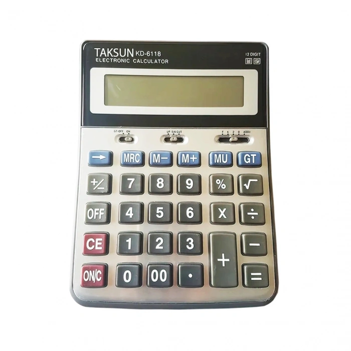 12 HANELİ HESAP MAKİNESİ TS-6118 (5324)