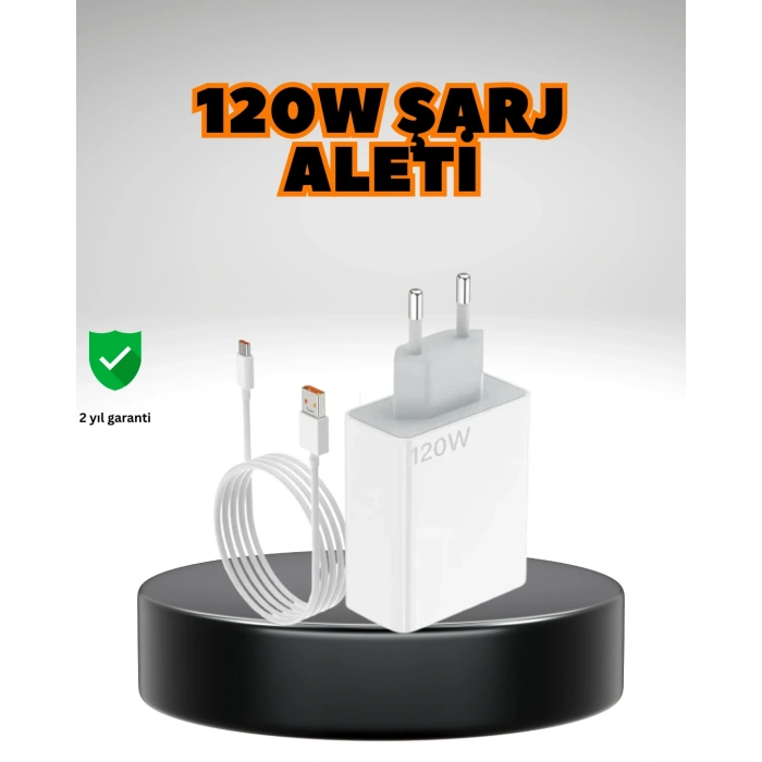 120 Watt Ultra Hızlı Şarj Seti Realme 7 8 9 Pro Uyumlu