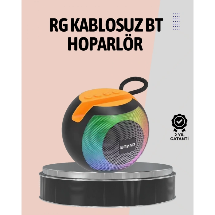 1200mAh Uzun Pil Ömürlü Bluetooth Hoparlör