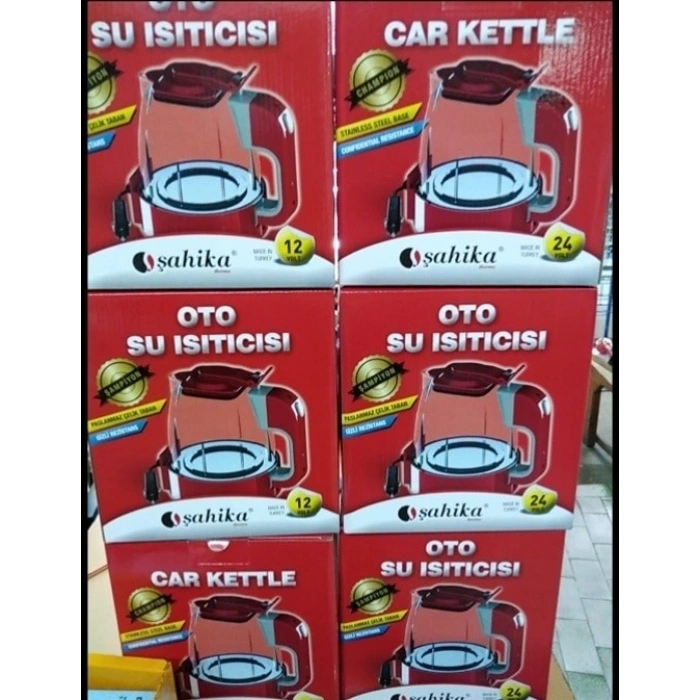 12V OTOMATİK ARAÇ OTO KETTLE SU ISITICISI ÇAKMAKLIK FİŞLİ (5324)