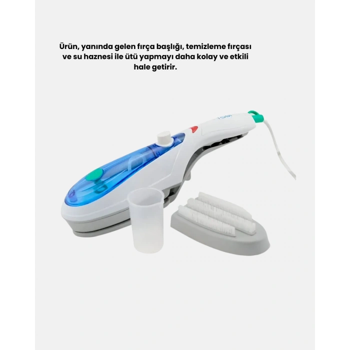 1500w Buharlı El Seyahat Ütüsü – Kompakt, Taşınabilir, Her Kumaşa Uygun