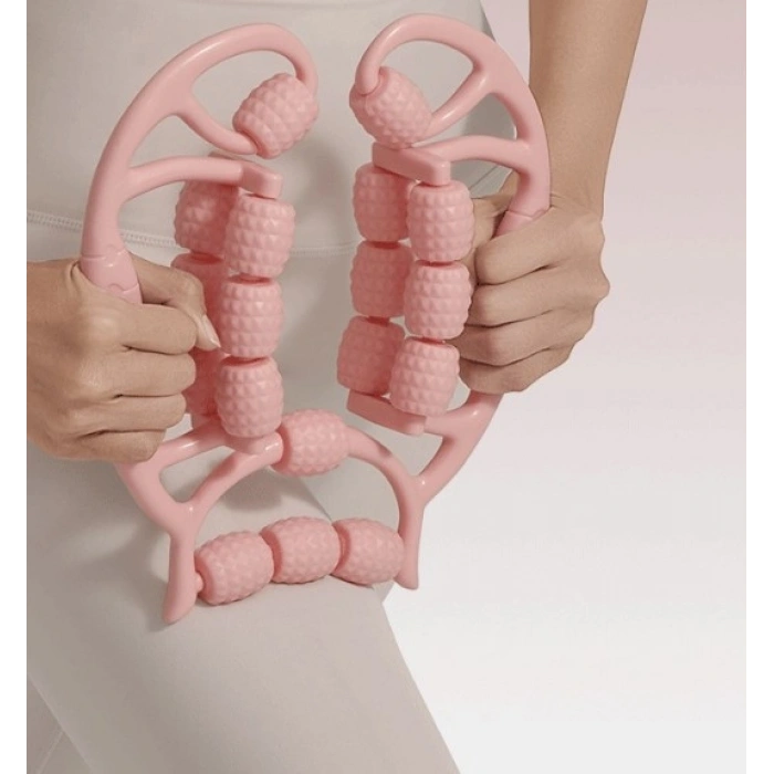 18 Tekerlekli Selülit Masaj Aleti Lenf Drenaj Rulosu (5324)