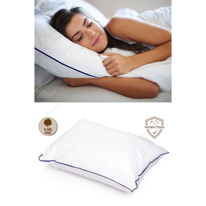2 Adet Climate Nano Jel Yastık Otel Yastığı 50x70 cm %100 Pamuk Dış Kumaş