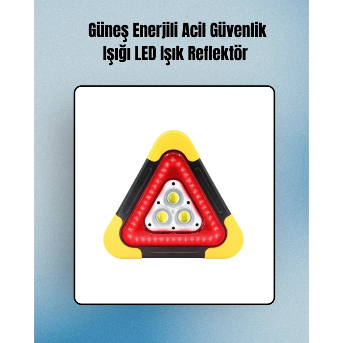 2000mah Kapasiteli Taşınabilir Üçgen Park Lambası