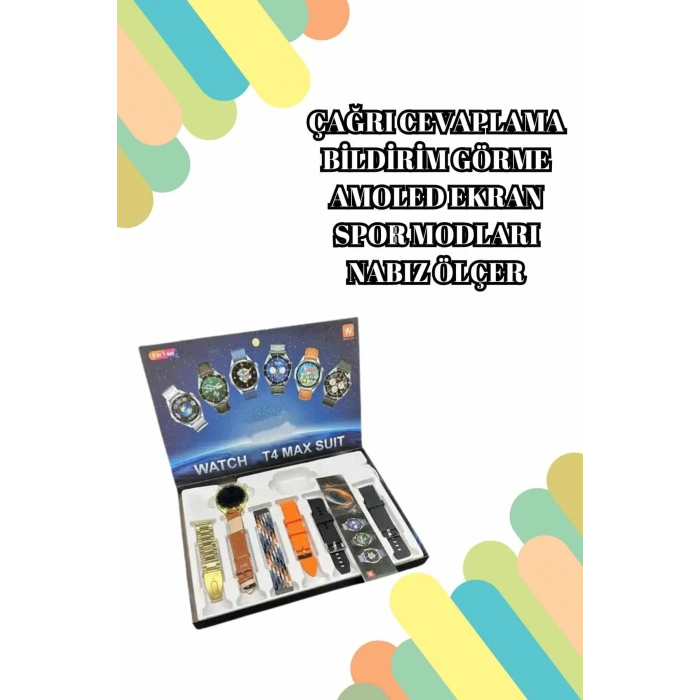 2025 Model Çok Kordonlu Akıllı Saat ve Bluetooth Kulaklık El Fenerli