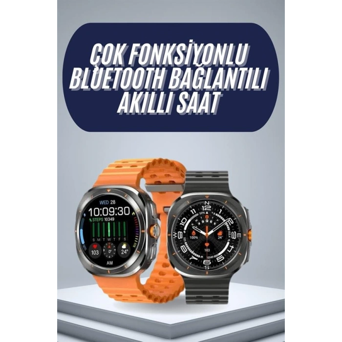 2025 Model Gelişmiş Özellikli Nabız Sensörlü Spor Takibi Yapabilen Titreşimli Saat
