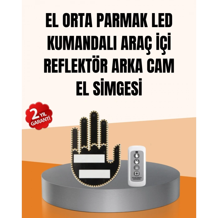 2025 Yeni Seri Led El Şekilli Park Uyarı Ve Güvenlik Cihazı Orijinal