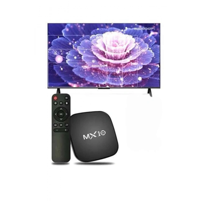 2.4G Wifi Tv Box Medya Oynatıcı TV Uyumlu MX Box Kutusu Android TV