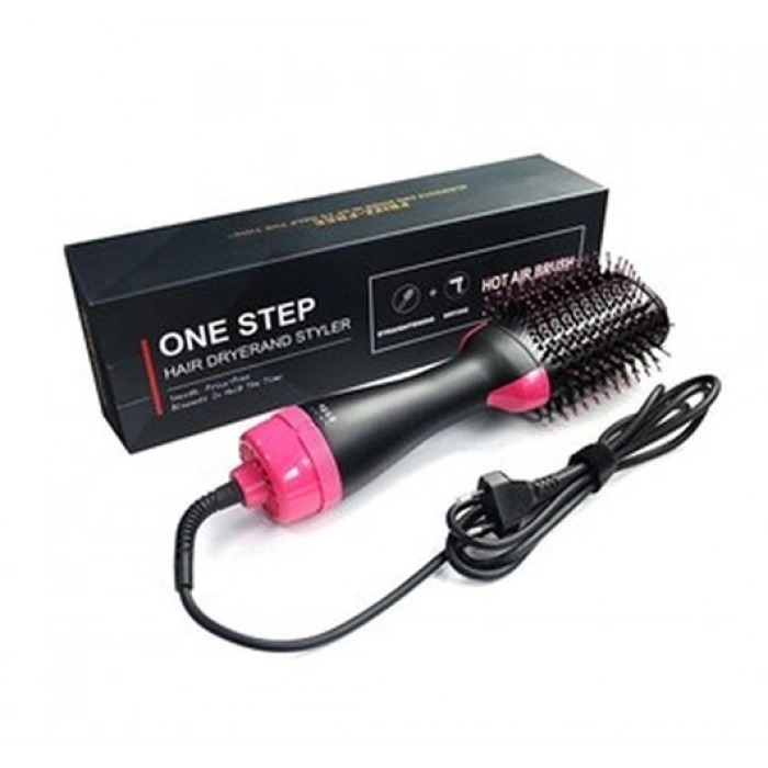 2İN1 ONE STEP KURUTMALI SAÇ DÜZLEŞTİRİCİ - ELEKTRİKLİ FÖN TARAK 1200W (5324)