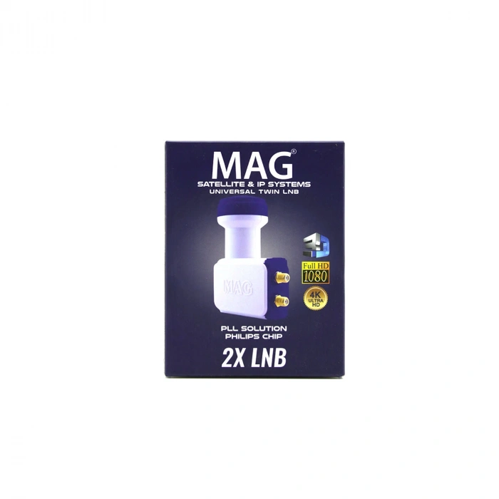 2Lİ UYDU LNB UNIVERSAL TWIN FULL HD - 3D - 0.1dB RLE-200 (5324)