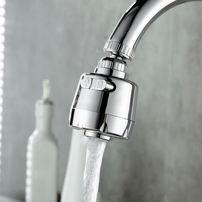 3 Fonksiyonlu  Krom Oynar  Musluk Başlığı (5324)