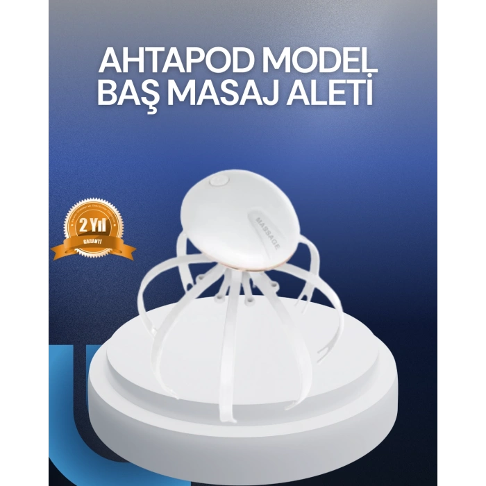 3 Kademeli Elektrikli Kafa Masaj Aleti Stres Giderici Ev Tipi Masaj