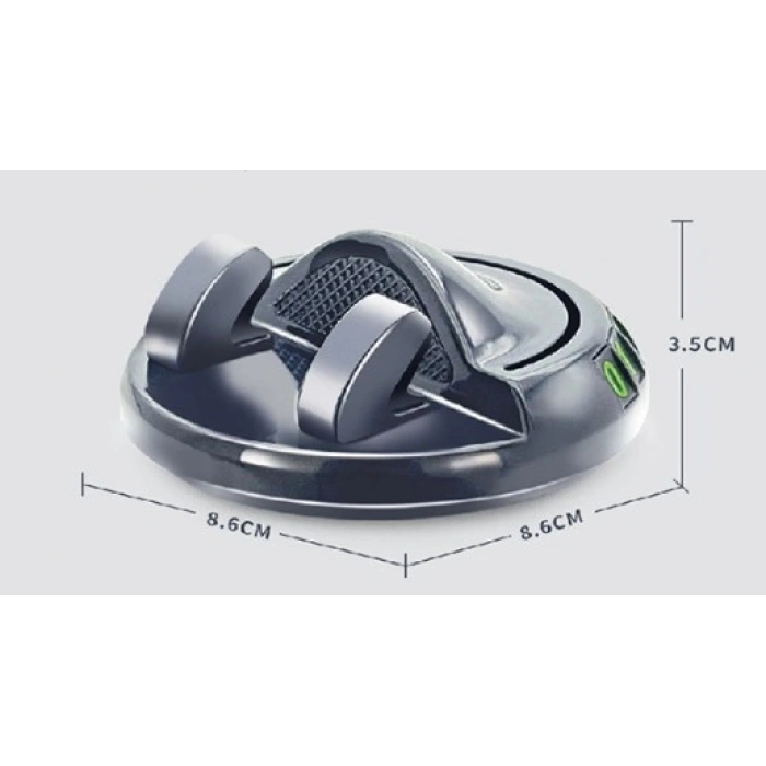360° Dönebilen Yapışkanlı Numaratörlü Araç Telefon Tutucu (5324)