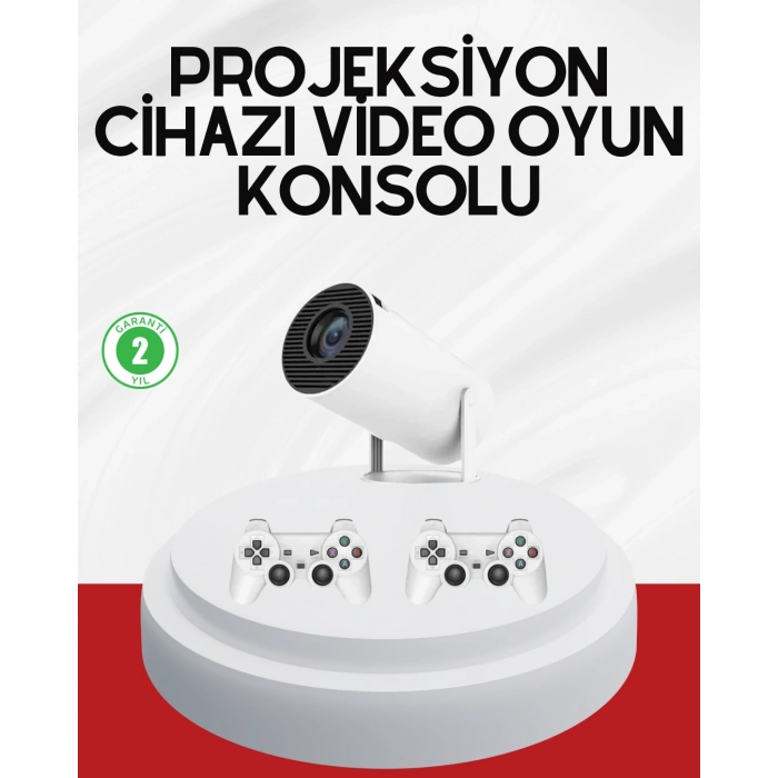 3D Oyun Destekli Kablosuz Ev Sinema Projeksiyon Cihazı