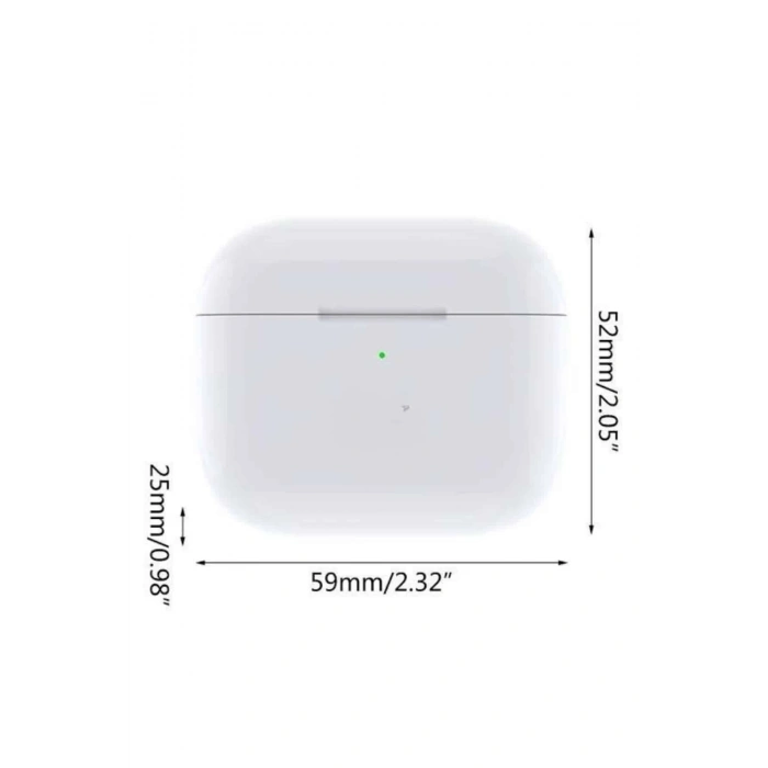 3.nesil İos Android Uyumlu Bluetooth 5.0 Beyaz Çağrı Cevaplama
