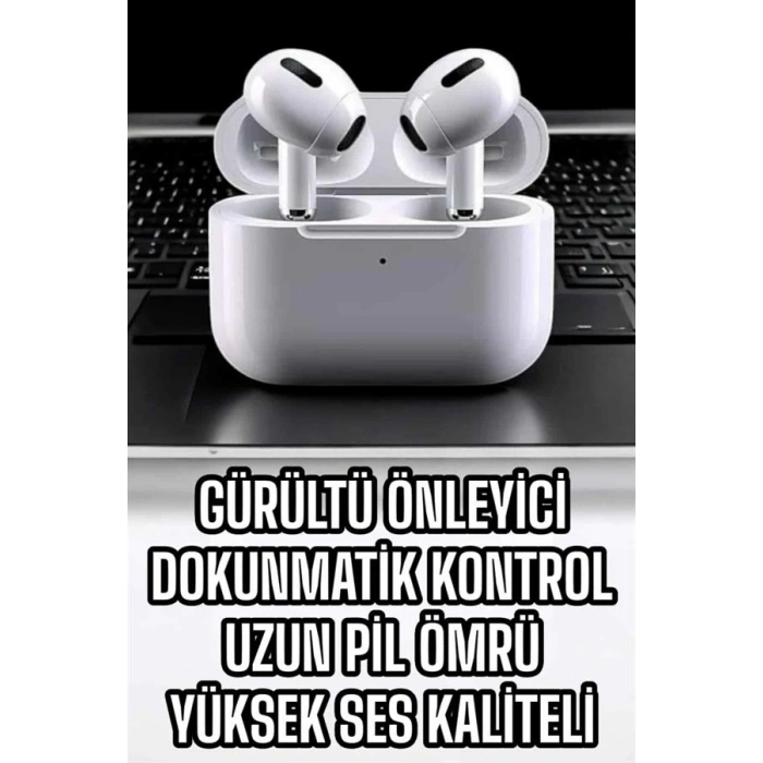 3.nesil Tws Bluetooth Kulaklık Mikrofonlu Anc Özelliği Dokunmatik Kontrol