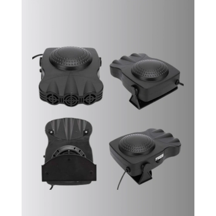 3’ü 1 Arada Araç İçi Isıtıcı Ve Fan 150w Güçlü Ve 360° Dönebilen Başlıklı