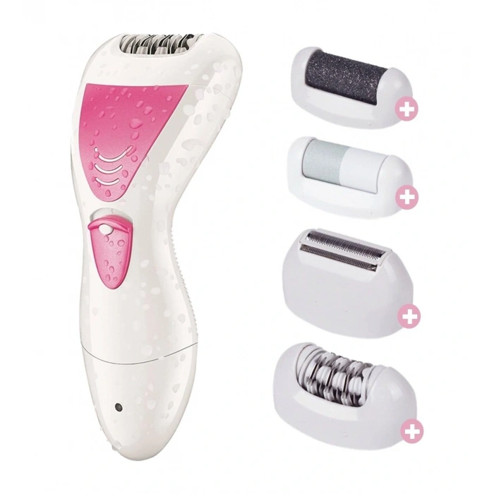 4 In 1 Su Geçirmez Epilasyon Aleti Epilatör Cihazı Tüy Alma Makinesi Topuk Törpüsü (5324)
