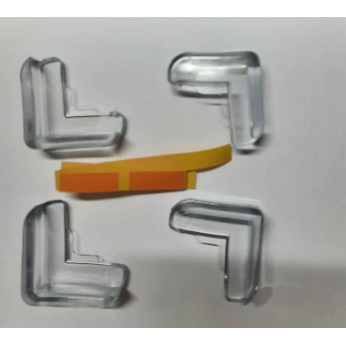 4 lü Masa Sehpa Köşe Koruyucu Silikon- Çocuk Koruma Aparatı (5324)