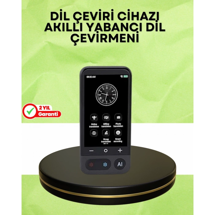 4.0 İnç Dokunmatik Ekranlı Akıllı Çeviri Cihazı