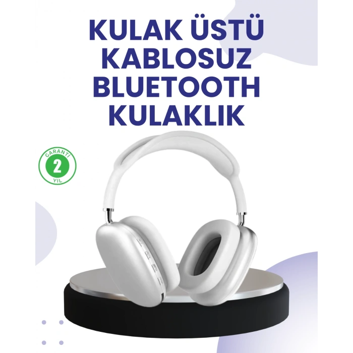 400 mAh Bataryalı Kablosuz Kulaklık | BT 5.0, Müzik & Görüşme