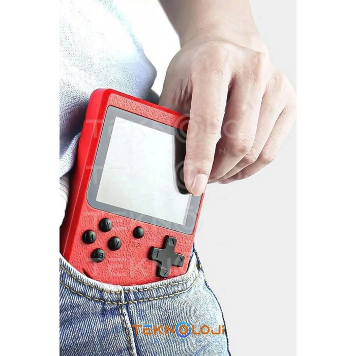 400 Oyunlu Mini Atari Gameboy Oyun Konsolu Gamebox Kollu Atari