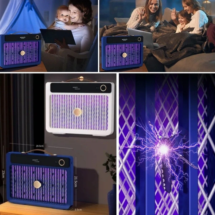 4000mAh Şarj Edilebilir Kablosuz 3000V Yüksek Güçlü Elektrikli Sivrisinek Öldürücü Sivrisinek Öldürme Lambası,Sinek Kıran BG-009 2000 mah (5324)