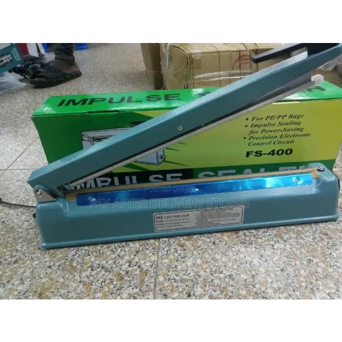 40Cm  Metal Gövde Poşet Ağzı Yapıştırma Kapatma Makinası FS-400 (5324)