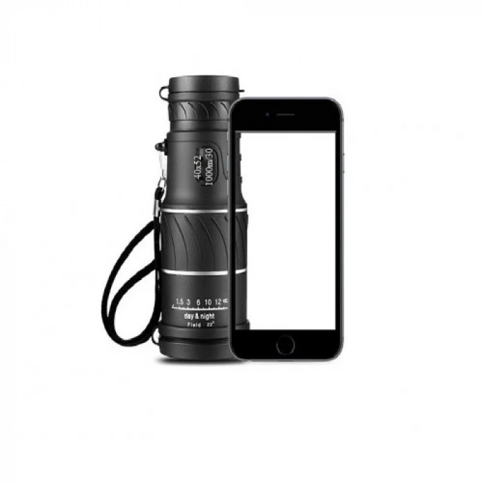 40x52 Tek Gözden İzlenebilen Teleskop Modelinde Monoküler Dürbün,