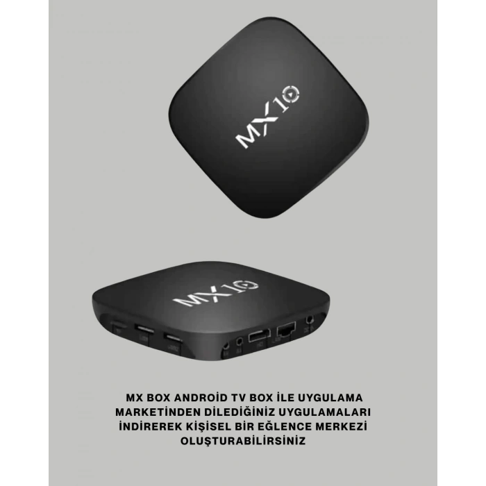 4K Medya Kutusu HDMI-USB Bağlantılı Android TV Çözümü