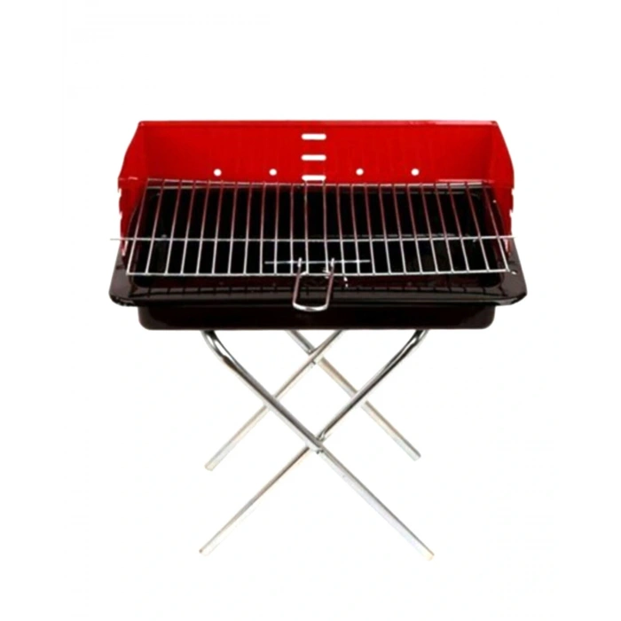 50CM  PERVAZLI PORTATİF AYAKLI MANGAL TEKLİ KUTULU (5324)