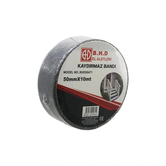 50MM X 10MT KAYDIRMAZ SİYAH BANT (5324)