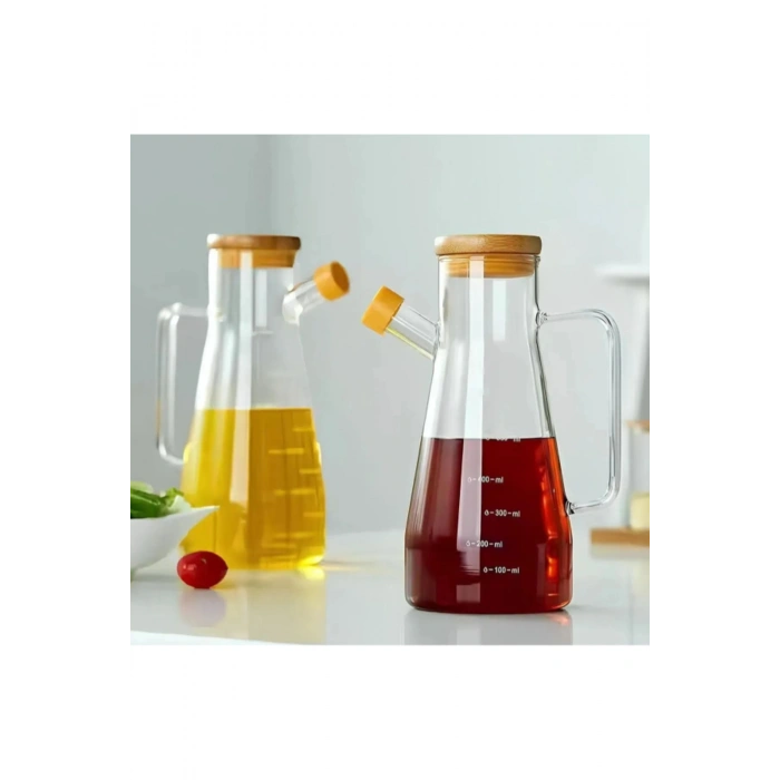 Standlı 2li Cam Yağdanlık