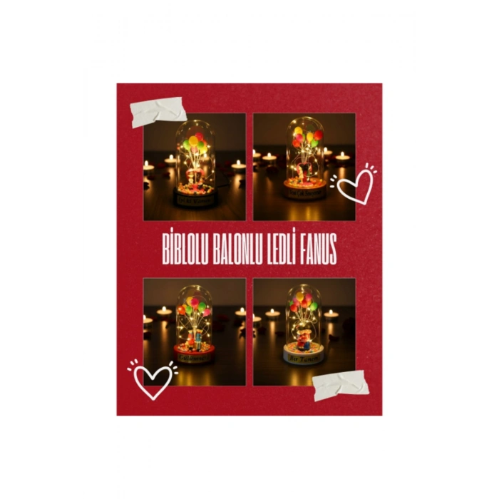 Biblolu Balonlu Ledli Fanus