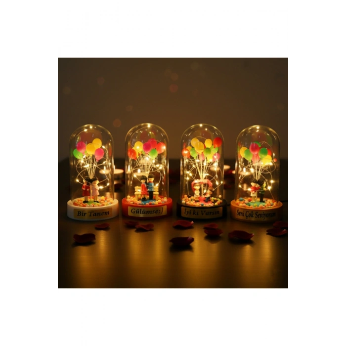 Biblolu Balonlu Ledli Fanus