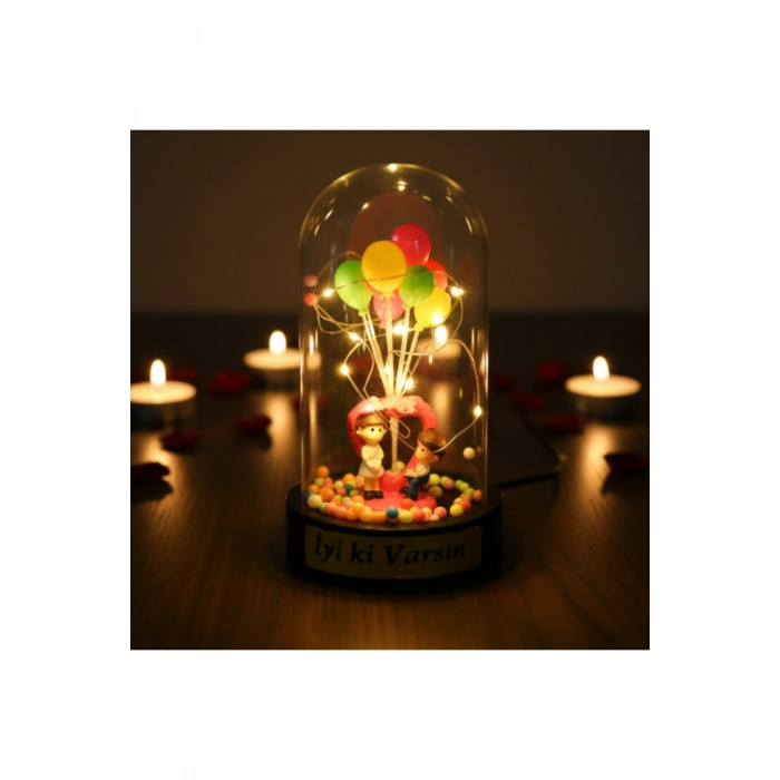 Biblolu Balonlu Ledli Fanus