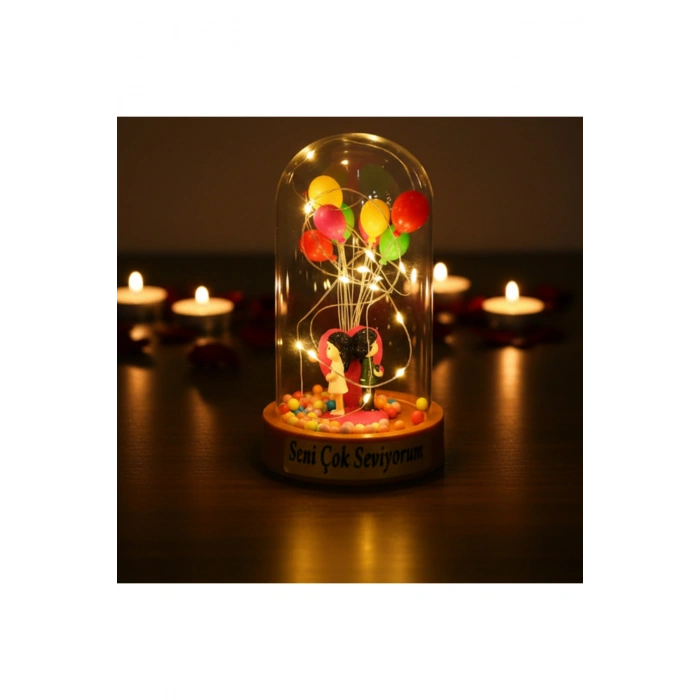 Biblolu Balonlu Ledli Fanus