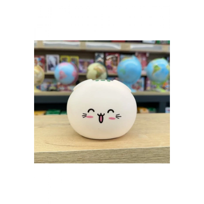 Sevimli Kedi Temalı Dokunmatik Gece Lambası