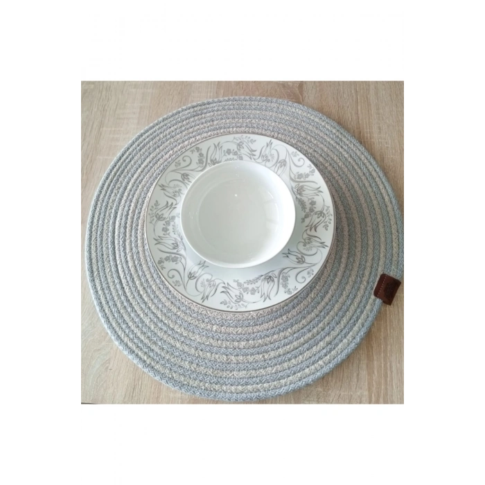 DecoHandy 39cm 2 Renk Jüt Örme Supla Amerikan Servis