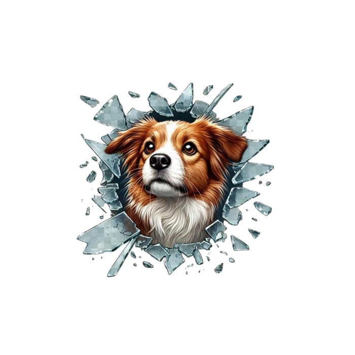 Fulcar Köpek Tasarımlı Araç Stickerı