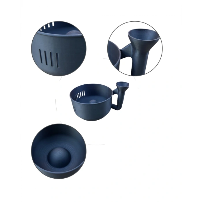 Pratik Sebze Yıkayıcı Süzgeçli Hazneli Ergonomik Saplı Mutfak Yardımcısı