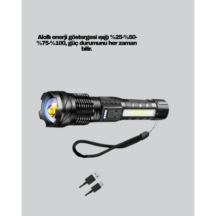 Outdoor ve Acil Durum İçin Güçlü LED El Feneri