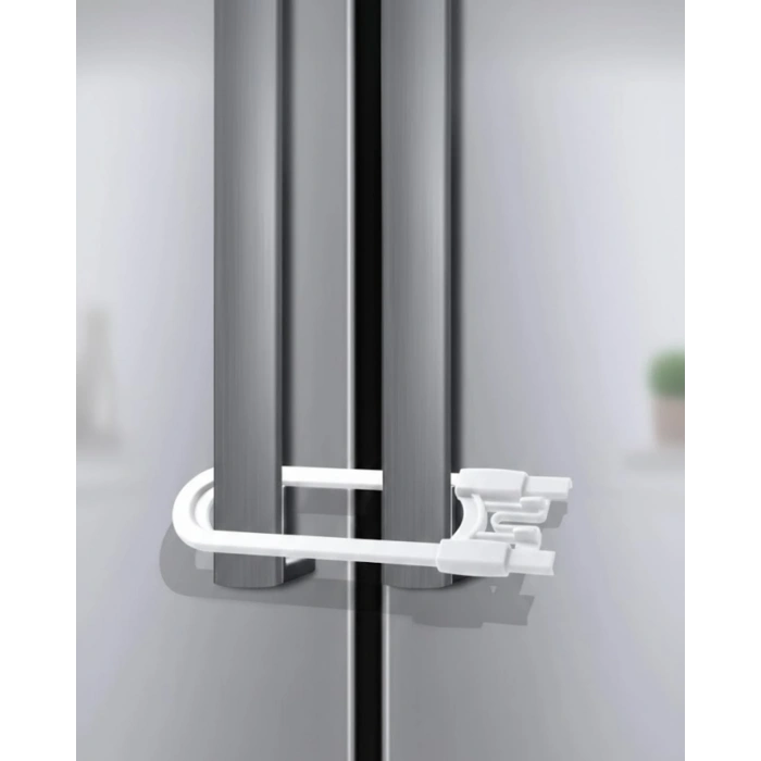 4 Adet Çocuk Güvenlik Dolap Kilidi Dayanıklı ve Uzun Ömürlü Tasarım