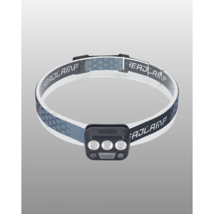 300 Lümen Sensörlü LED Kafa Lambası USB Şarjlı SOS Modlu