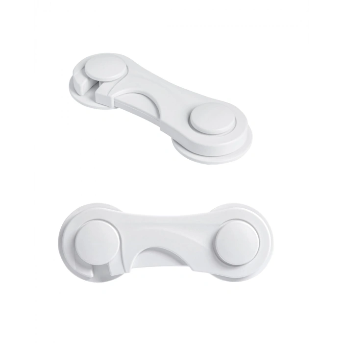 4 Adet Bebek ve Çocuk Koruyucu Dolap Kilidi Vida Gerektirmeyen Güvenlik Seti