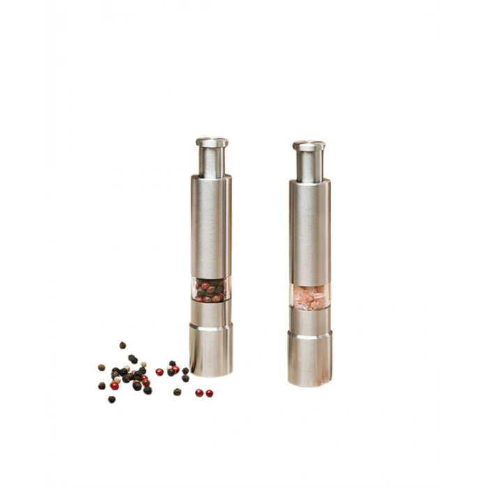 Tuz ve Kararbiber Öğütücü - Şeffaf Akrilik Hazne